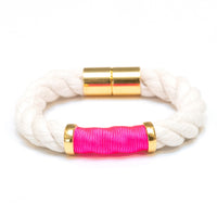 Hanover - Ivory/Neon Pink/Gold