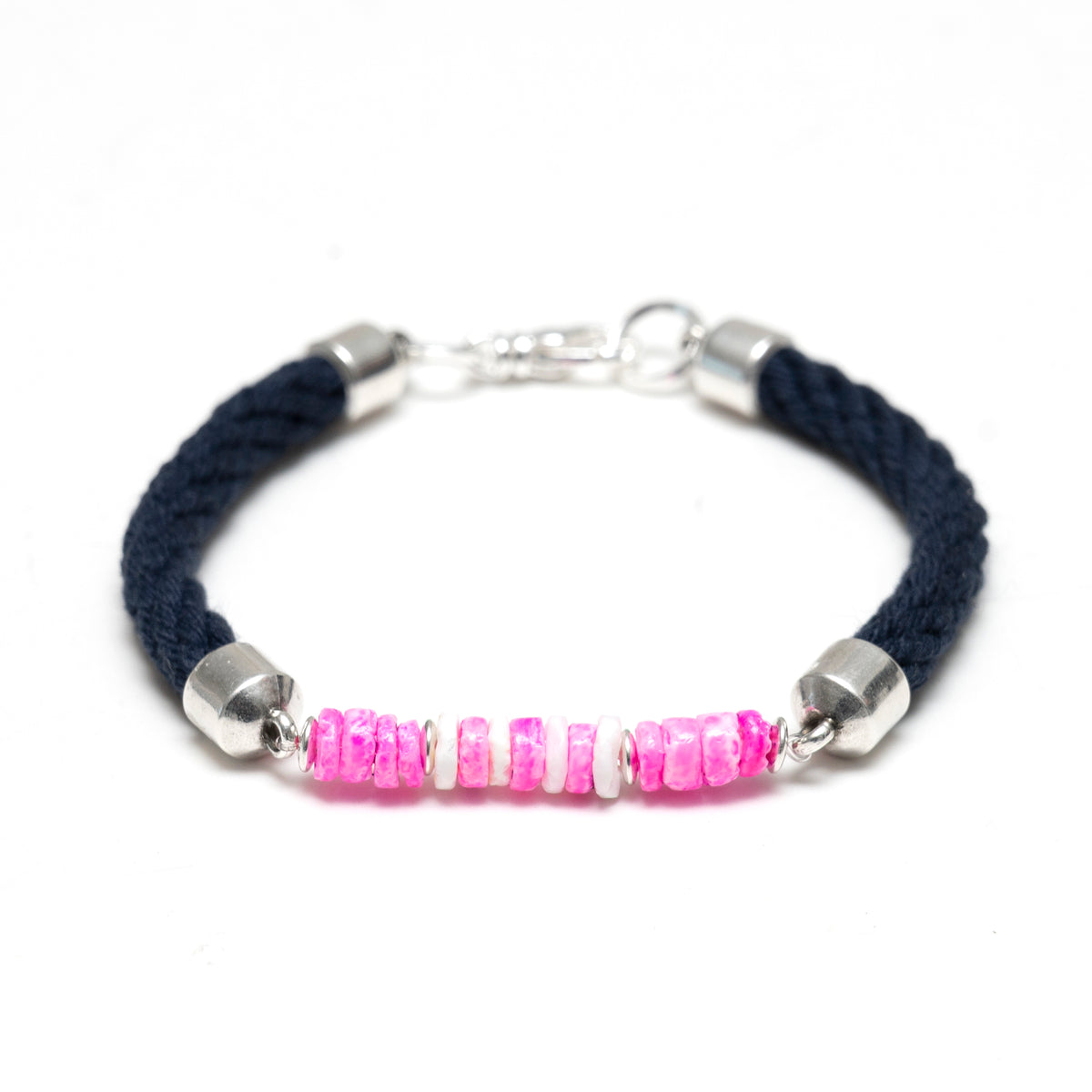 Menemsha - Navy/Pink/Silver
