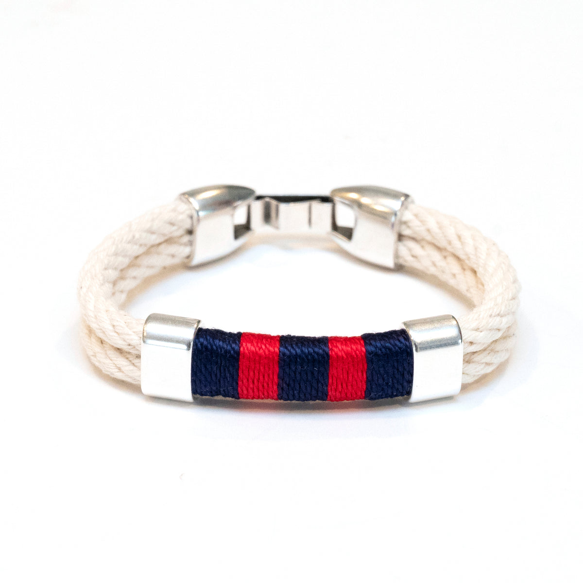 Yarmouth - Ivory/Navy/Red/Silver
