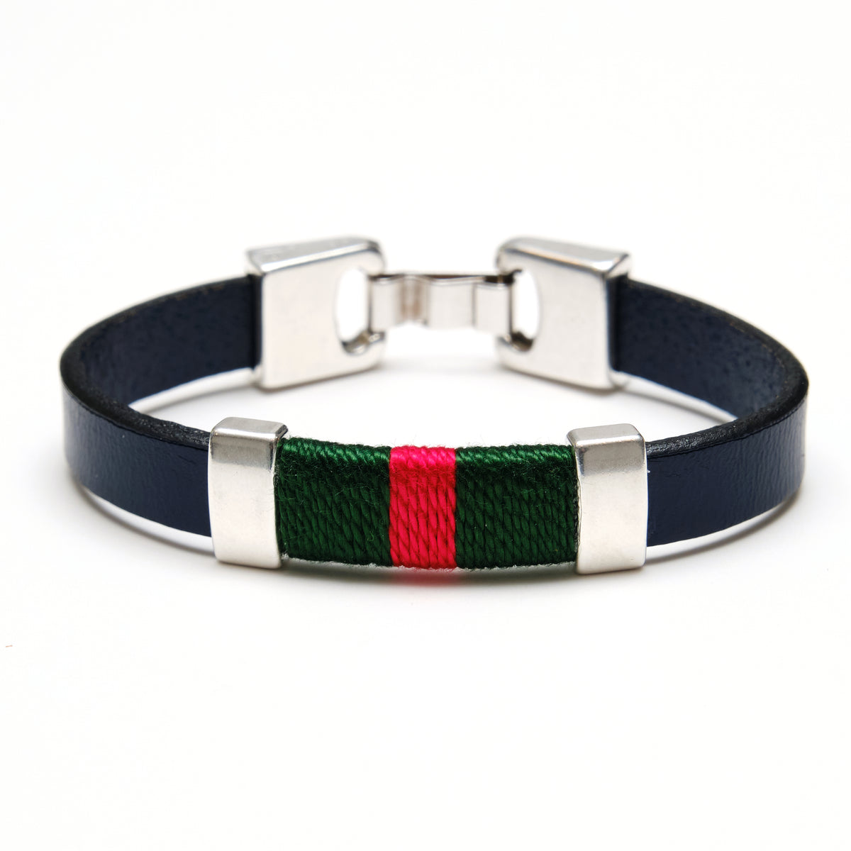 Bristol - Navy/Green/Red/Silver