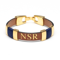 Essex - Mahogany/Navy/Gold