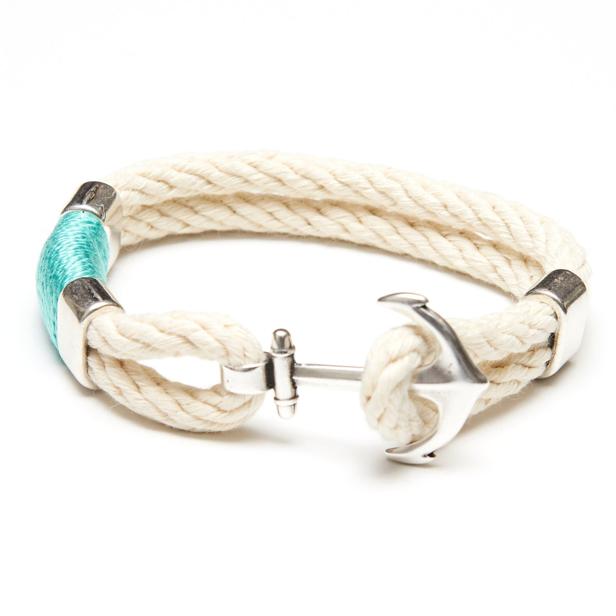 Waverly - Ivory/Turquoise/Silver