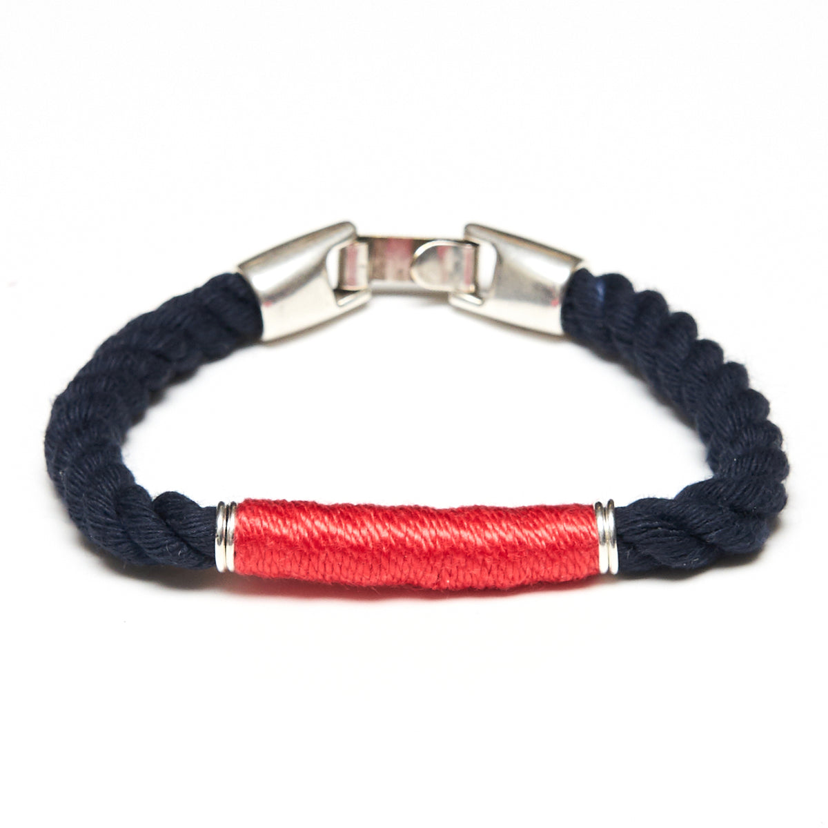 Beacon - Navy/Coral/Silver