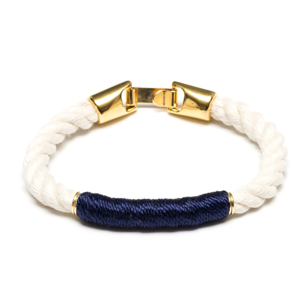 Beacon - Ivory/Navy/Gold
