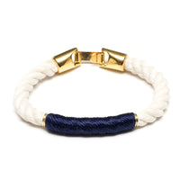 Beacon - Ivory/Navy/Gold
