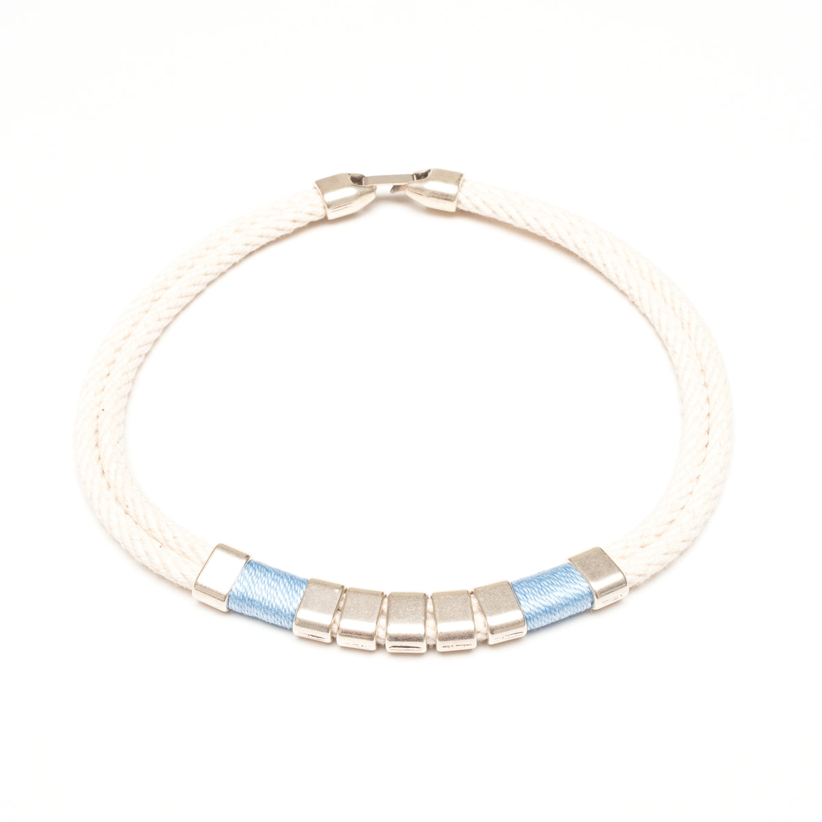Beech - Ivory/Light Blue/Silver