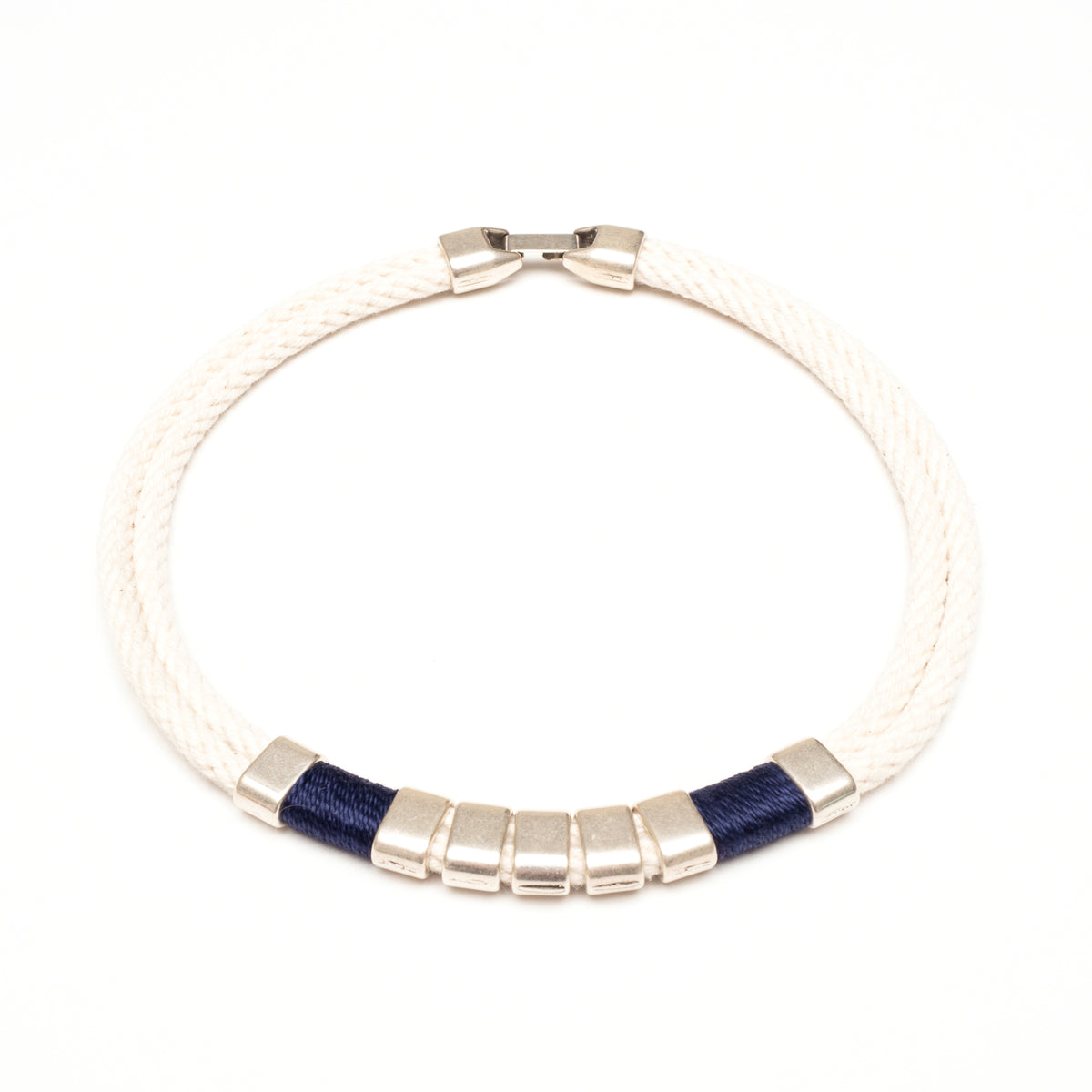 Beech - Ivory/Navy/Silver