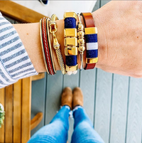 Bristol - Mahogany/Navy/White/Gold