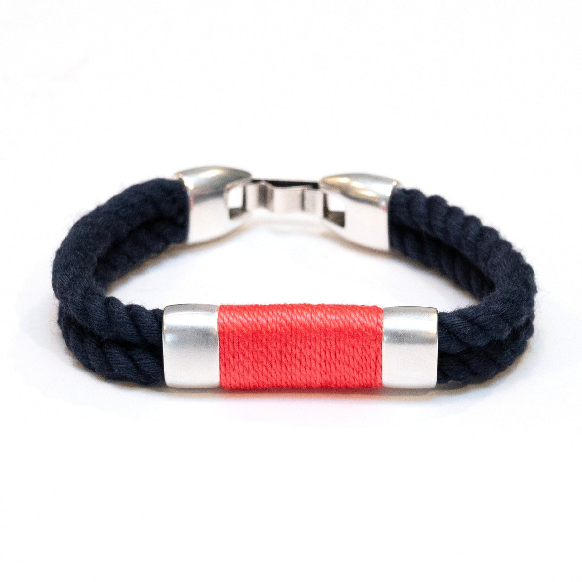 Tremont - Navy/Coral/Silver