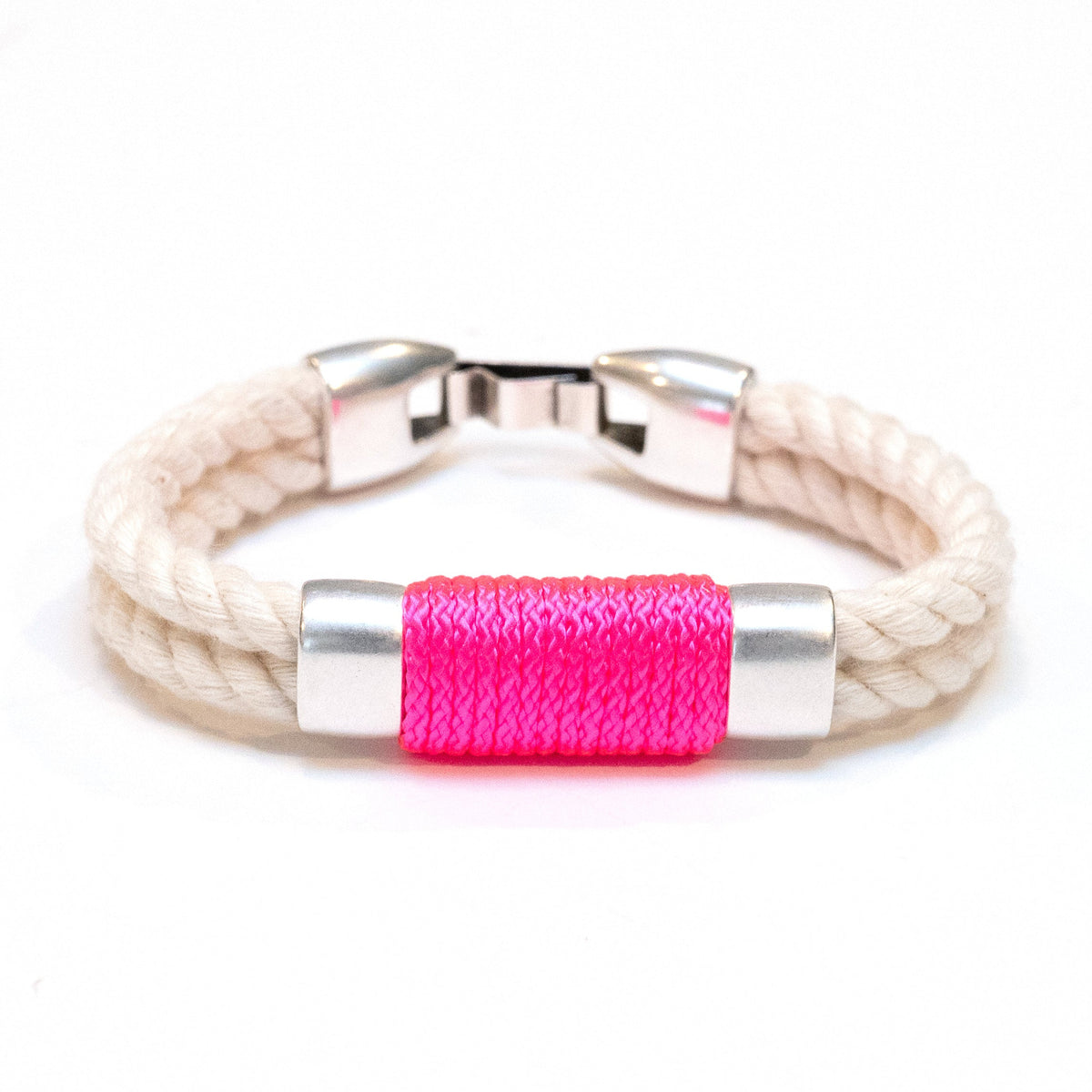 Tremont - Ivory/Neon Pink/Silver