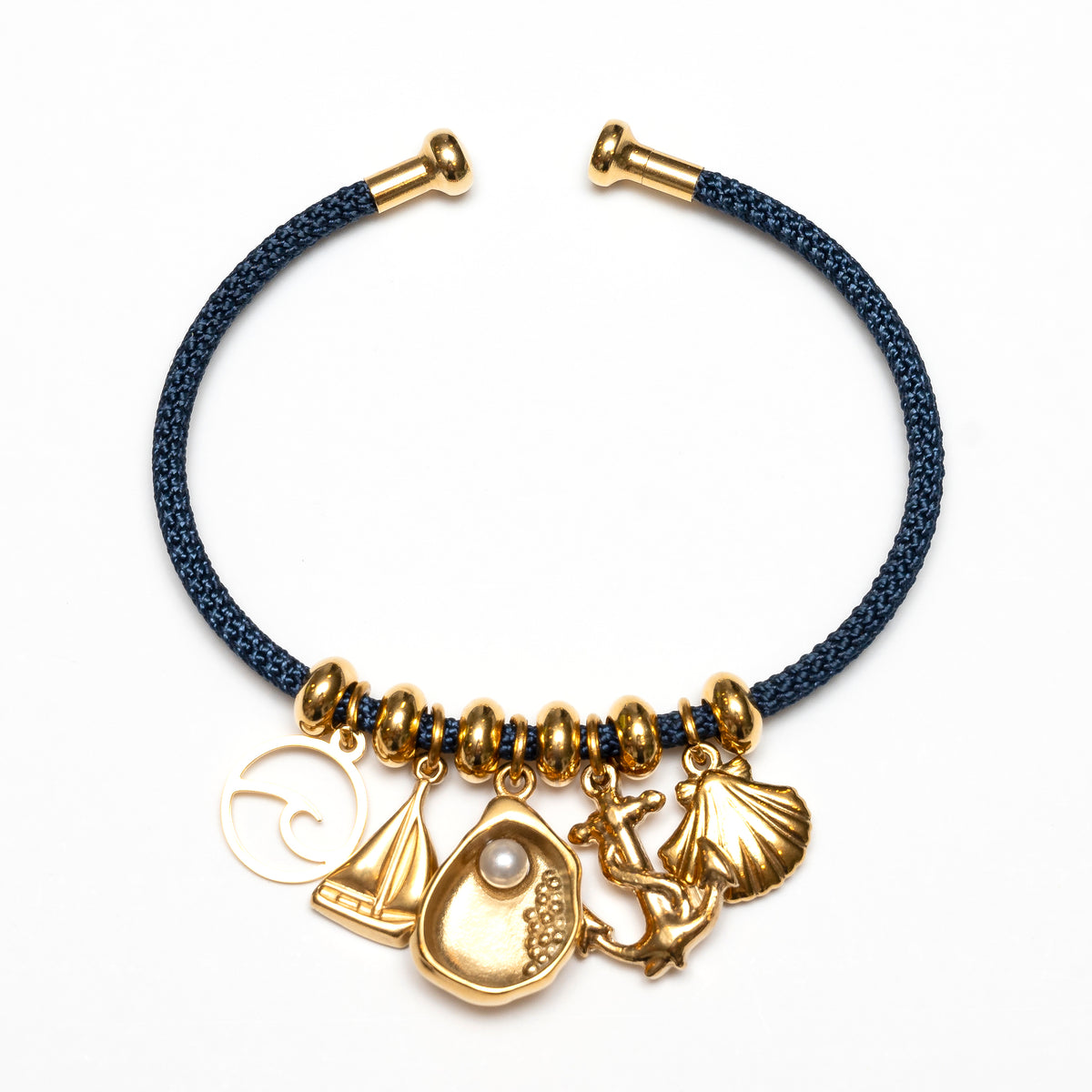 Wellfleet - Navy/Gold