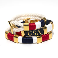Cambridge - Ivory/Americana/Gold